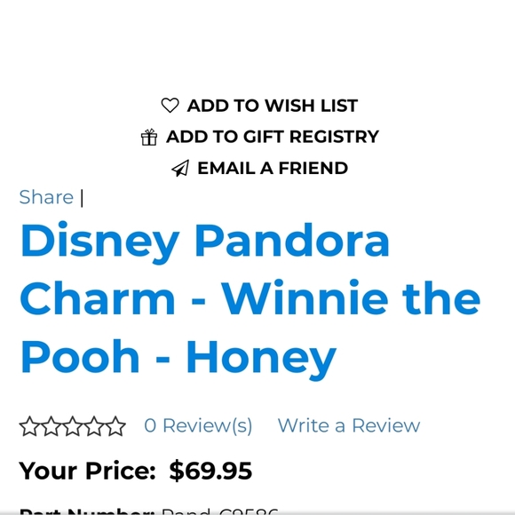Disney Pandora Charm - Winnie the Pooh - Honey - Picture 3 of 6